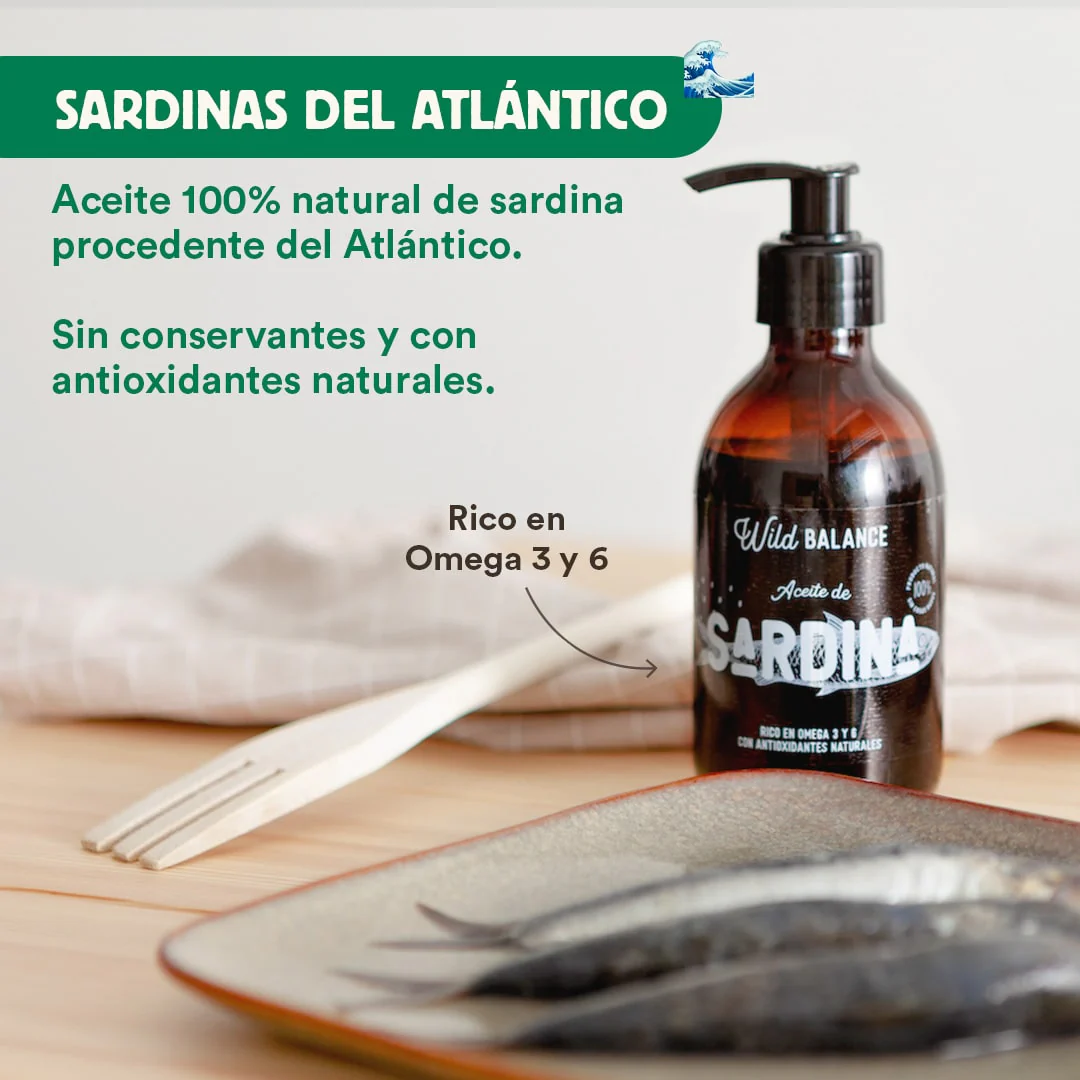 WILD BALANCE ACEITE DE SARDINA (250ml)