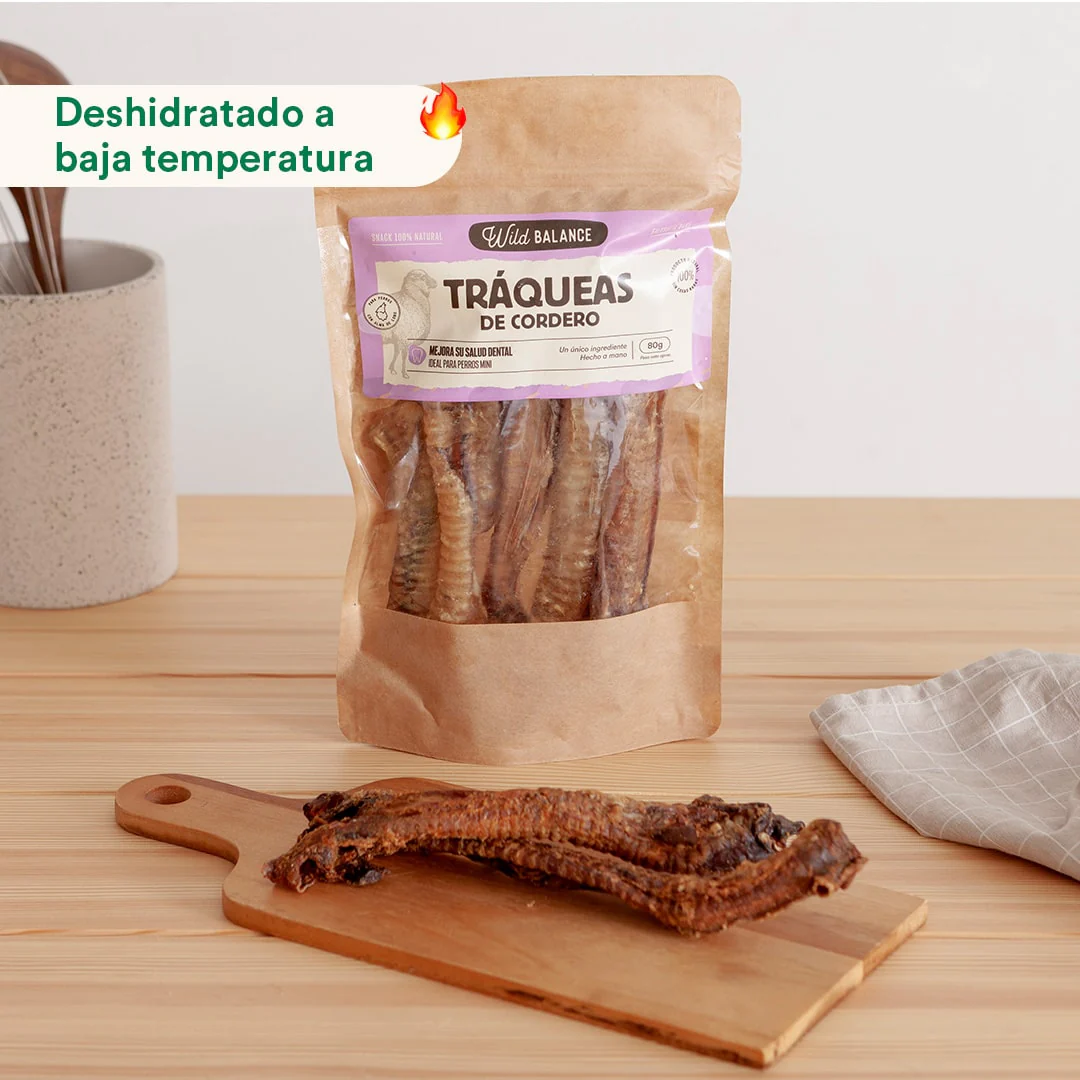 WILD BALANCE TRAQUEAS DE CORDERO (80g)