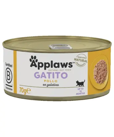 APPLAWS CAT LATA KITTEN PECHUGA DE POLLO (70g)