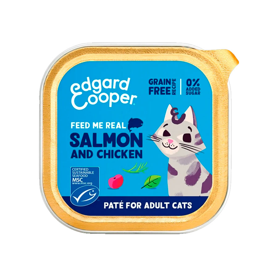 Edgard Cooper Salmón y pollo - Paté 85g
