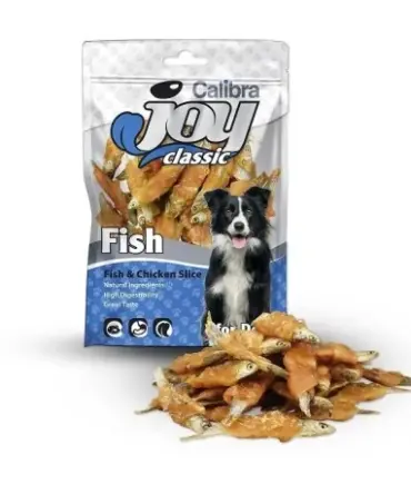 CALIBRA JOY CLASSIC PESCADO Y POLLO SLICE (80g)