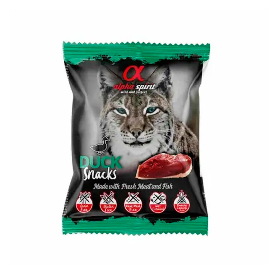 ALPHA SPIRIT GATO SNACKS DE PATO 50g