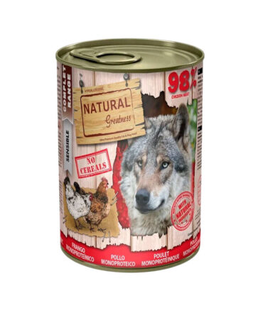 NATURAL GREATNESS LATA POLLO MONOPROTEICO (400g)