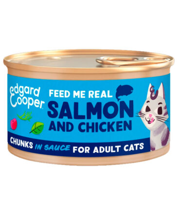 EDGARD AND COOPER LATA DE SALMÓN ADULTO (GATO)