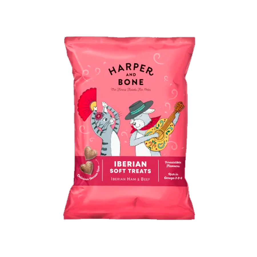 HARPER AND BONE SNACK POLLO, SALMON Y ATÚN (90g)