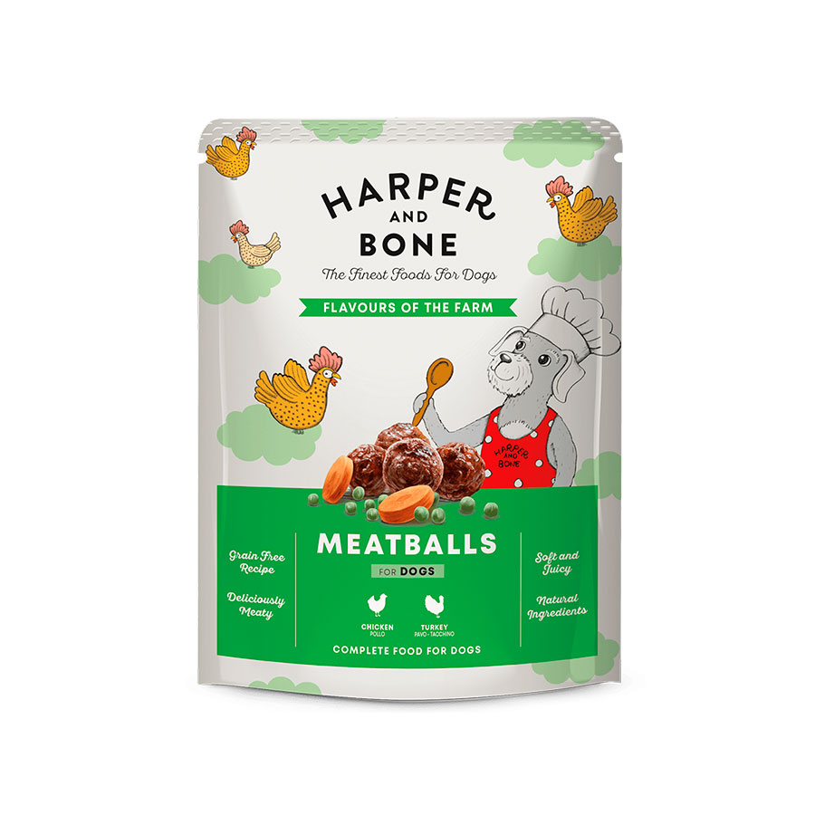 HARPER AND BONE ALBÓNDIGAS PARA PERROS FLAVOURS OF THE FARM