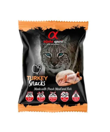 ALPHA SPIRIT GATO SNACKS DE PAVO 50g