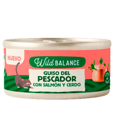 WILD BALANCE LATA GUISO DEL PESCADOR CON SALMÓN Y CERDO (80g)