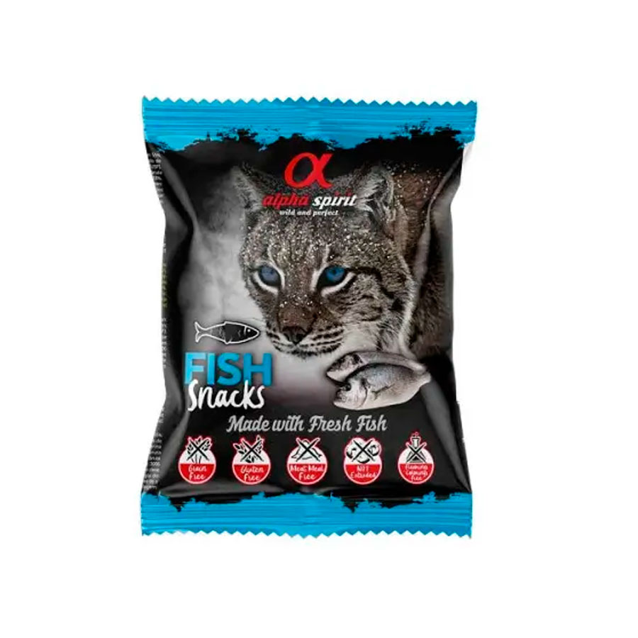 ALPHA SPIRIT GATO SNACKS DE PESCADO 50G