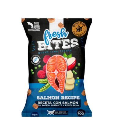 FRESH BITES GRAIN FREE SALMÓN 70 GR