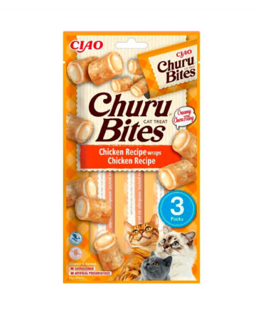CHURU BITES SNACK DE POLLO (3x10G)