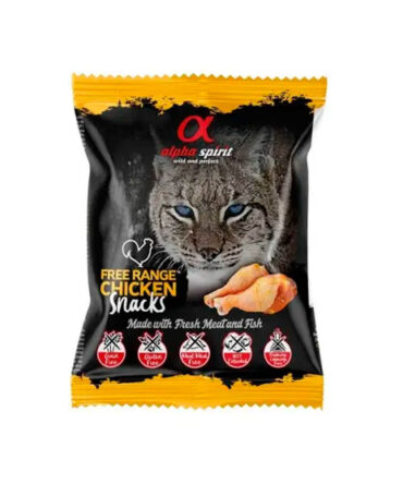 ALPHA SPIRIT GATO SNACKS DE POLLO 50G