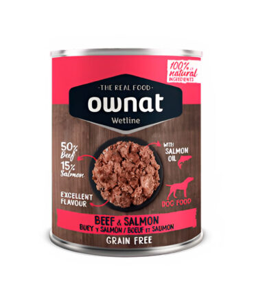 OWNAT WETLINE DE CARNE Y SALMÓN (395g)