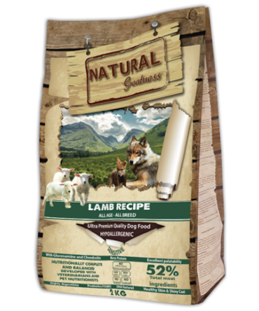 NATURAL GREATNESS CORDERO PIENSO PARA PERRO