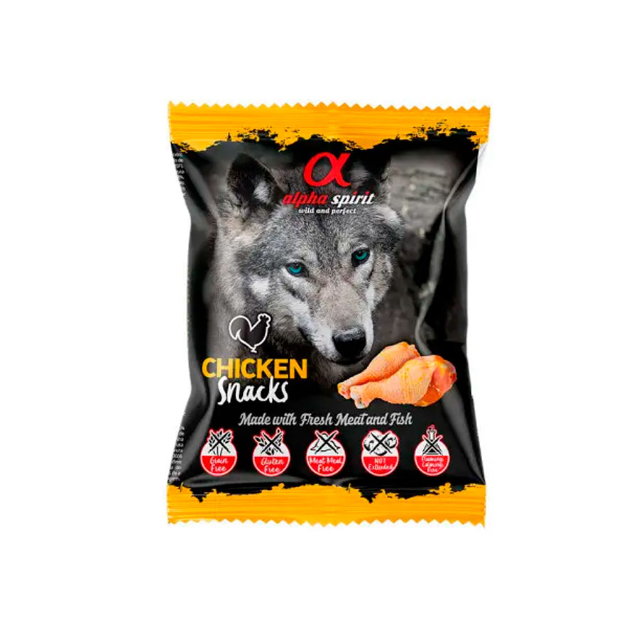 ALPHA SPIRIT SNACK POLLO (50g)