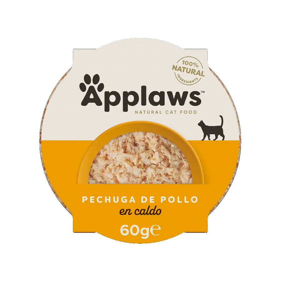 APPLAWS CAT TARRINA PECHUGA POLLO Y ARROZ 60g