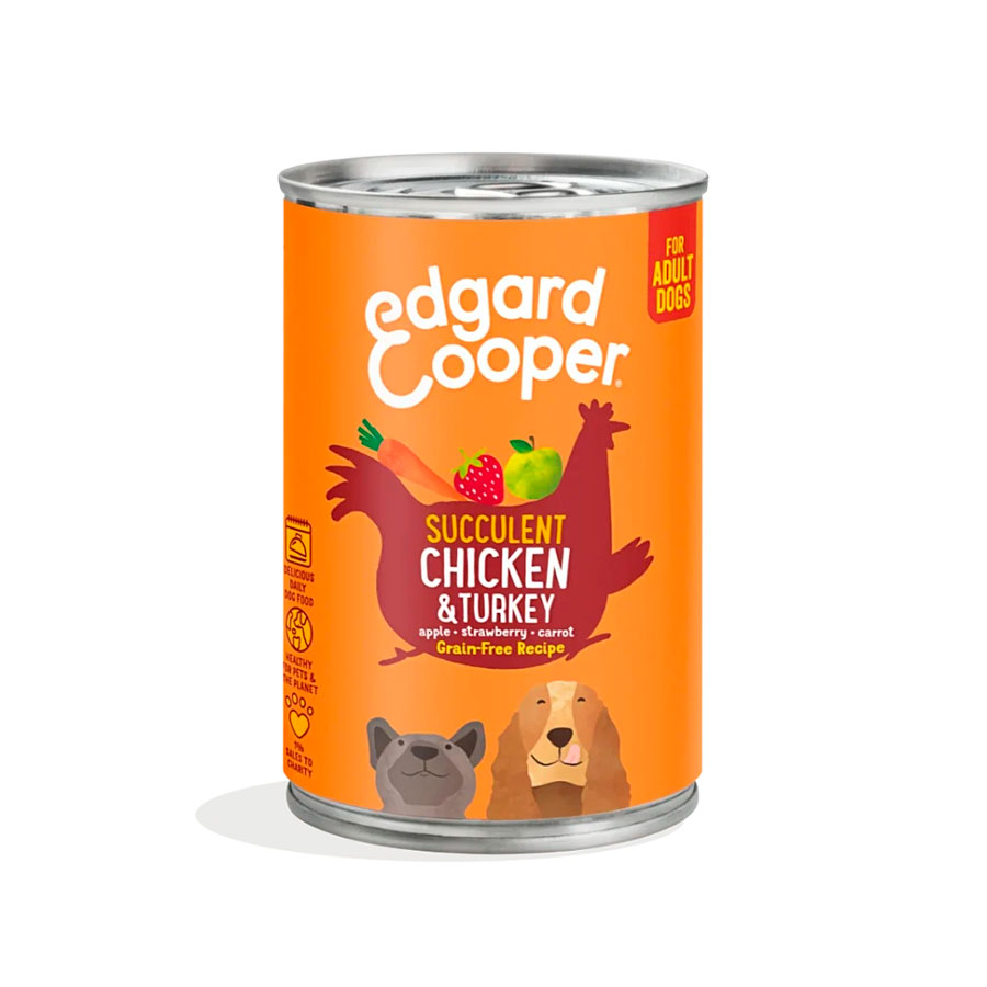 Edgard Pollo y pavo manzana 400g