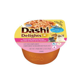 DASHI DELIGHTS DE ATUN CON SALMON PARA GATO (70g)