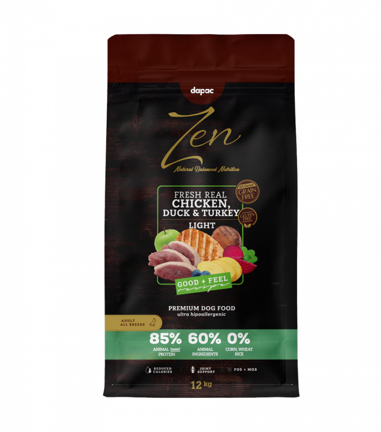 ZEN GRAIN FREE LIGHT DE PATO, POLLO Y PAVO PIENSO PARA PERRO